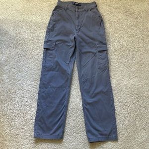 Hollister Women’s Ultra High-Rise Dad Pant Gray sz 3R/2R 26 waist